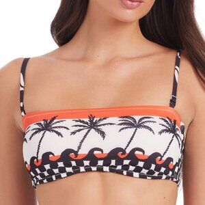 Sanctuary Beach Conversations Reversible Bandeau Bikini Top